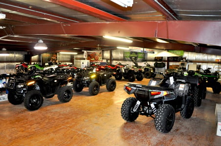 ATVs at Hill Bill's Diesel in Spalding, Nebraska