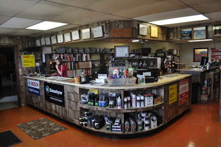 Hillbill's Parts Counter with a wide selection of Agco parts