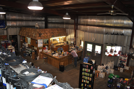Hillbill's parts department features Carquest Auto Parts