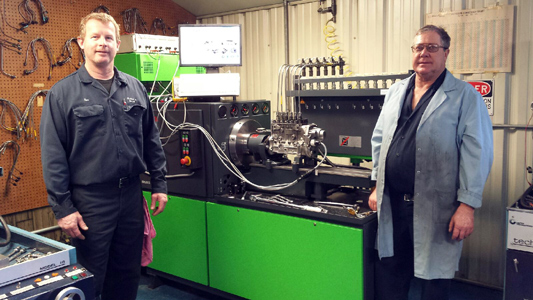 Service team members at Hillbill's Service department